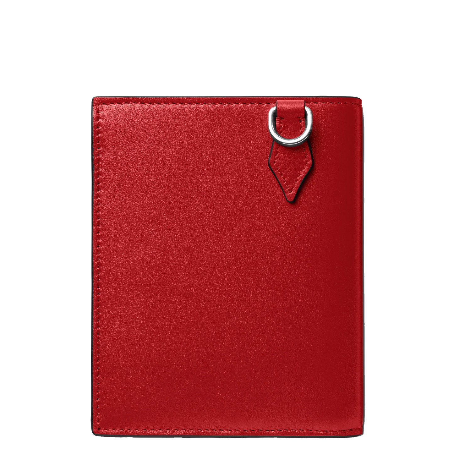 Montblanc portafoglio compatto Meisterstück 6 scomparti nero/rosso 129679