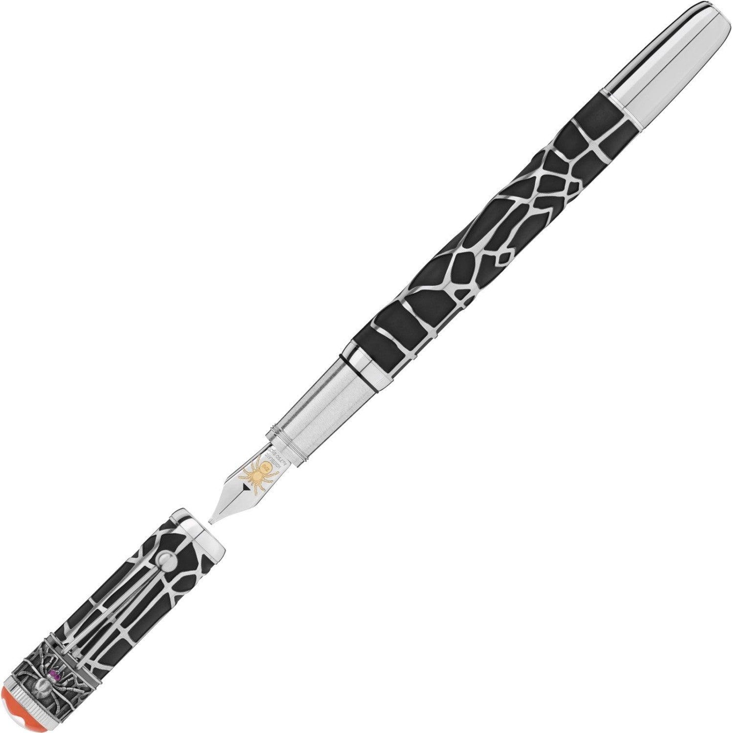 Montblanc stilografica Heritage Rouge Et Noir Spider Metamorphosis Limited edition 1906 punta M 117849