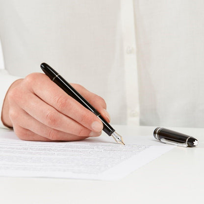 Montblanc stilografica Meisterstück platinum punta M 132468