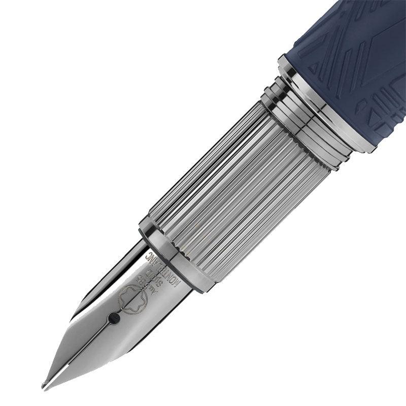 Montblanc stilografica Starwalker Spaceblue Doué punta M 130215