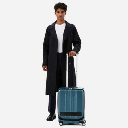 Montblanc trolley bagaglio a mano con tasca anteriore #My4810 ottanio 131858