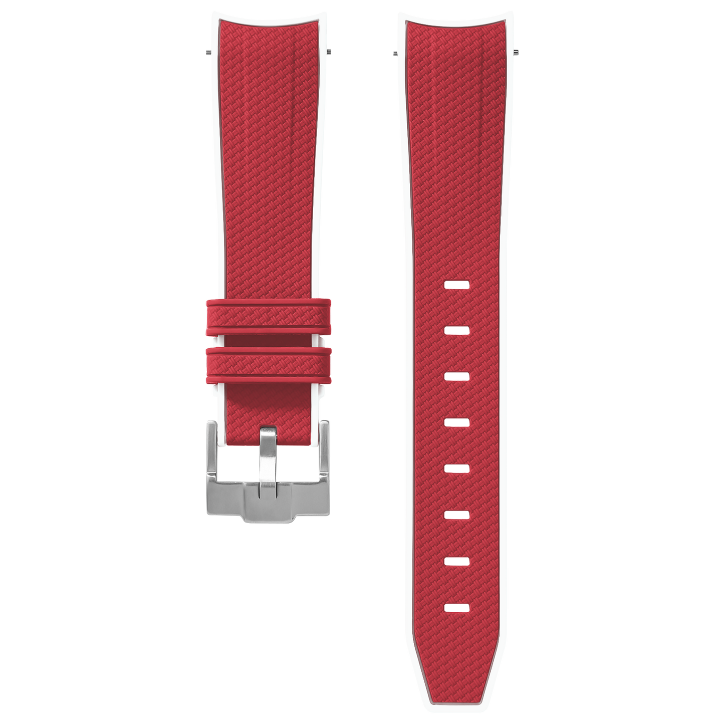 Cinturino CINTURATO con BORDI in morbido silicone e aggancio rapido
