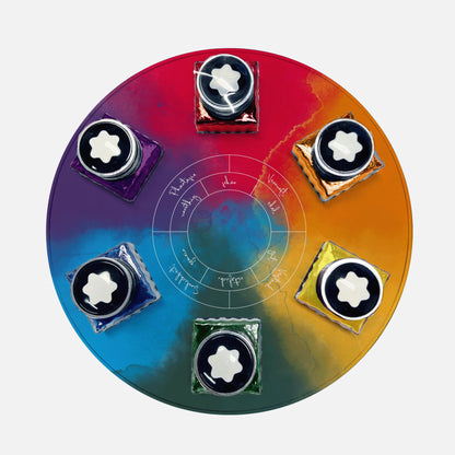 Montblanc set boccette d'inchiostro 6x30ml Writers Edition Homage to Johann Wolfgang Von Goethe 134526