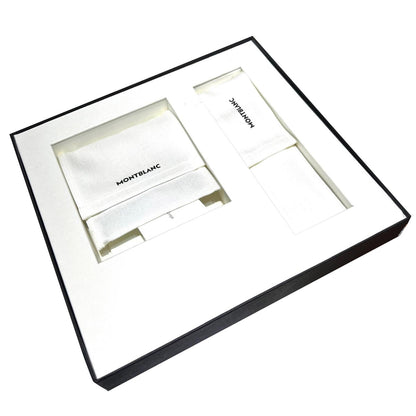 Montblanc set sfera Pix e portacarte di credito 6cc Meisterstuck nera 137793