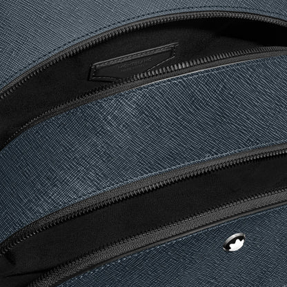 Montblanc zaino medio con 3 scomparti Sartorial tweed blu 220335