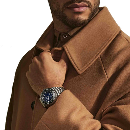 Montblanc orologio Iced Sea 0 Oxygen Deep 4810 43mm blu automatico titanio 135634