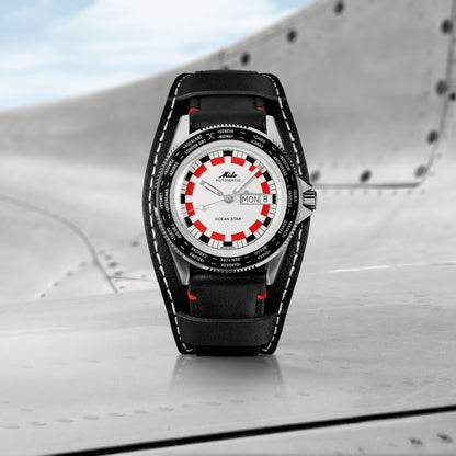 Mido orologio Ocean Star Worldtimer 40mm argento automatico acciaio M026.830.16.030.00