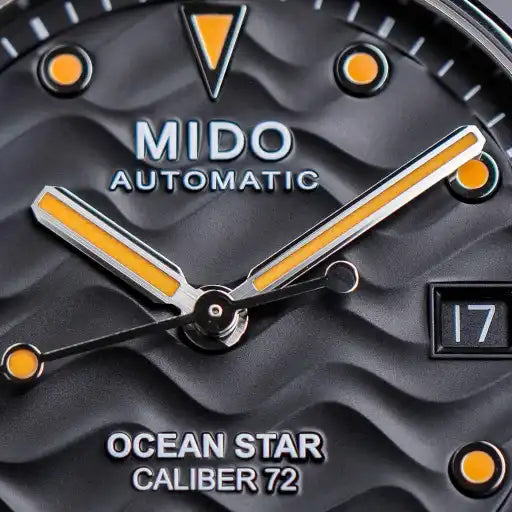 Mido orologio Ocean Star 39 39mm nero automatico acciaio M026.907.17.051.00