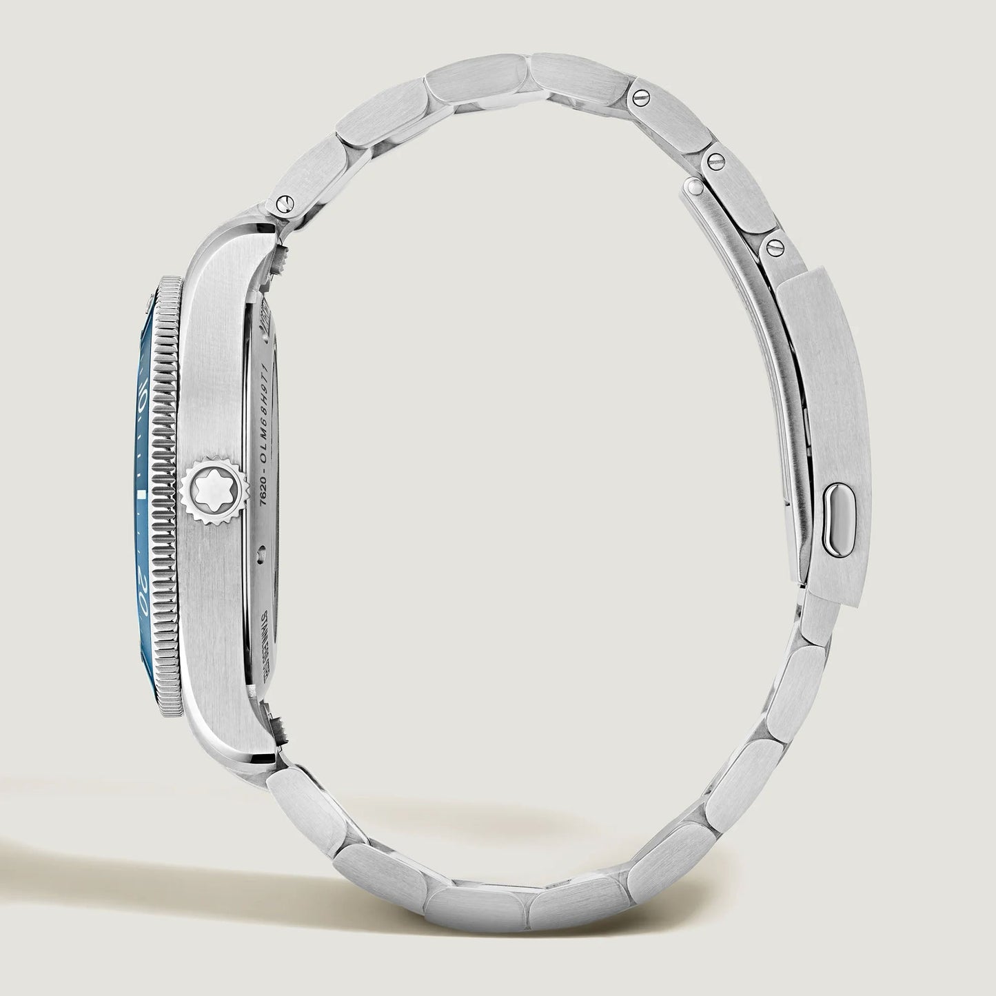 Montblanc orologio Iced Sea Automatic Date 0 Oxygen 38mm azzurro automatico acciaio 134022