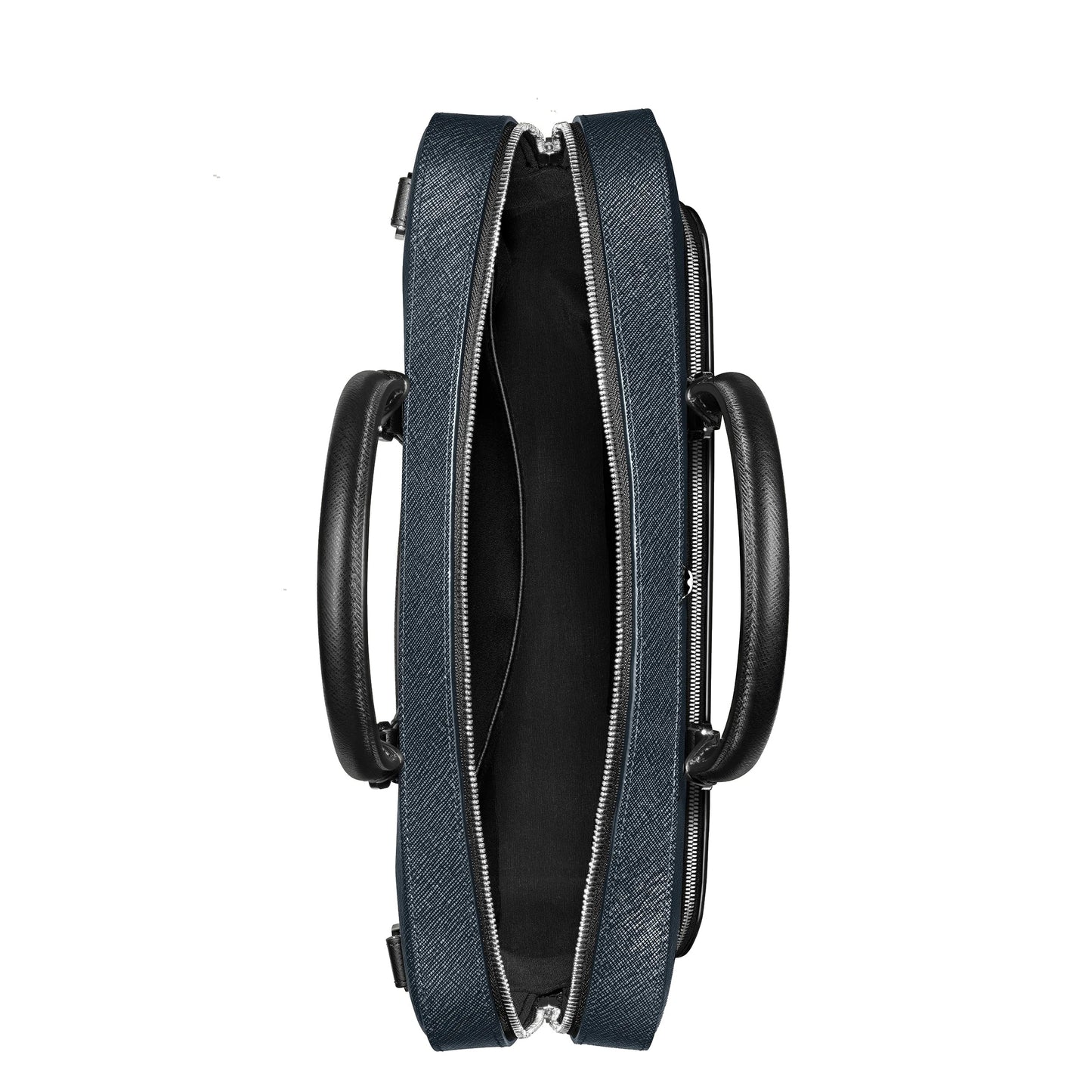 Montblanc borsa portadocumenti media Sartorial tweed blu 220332