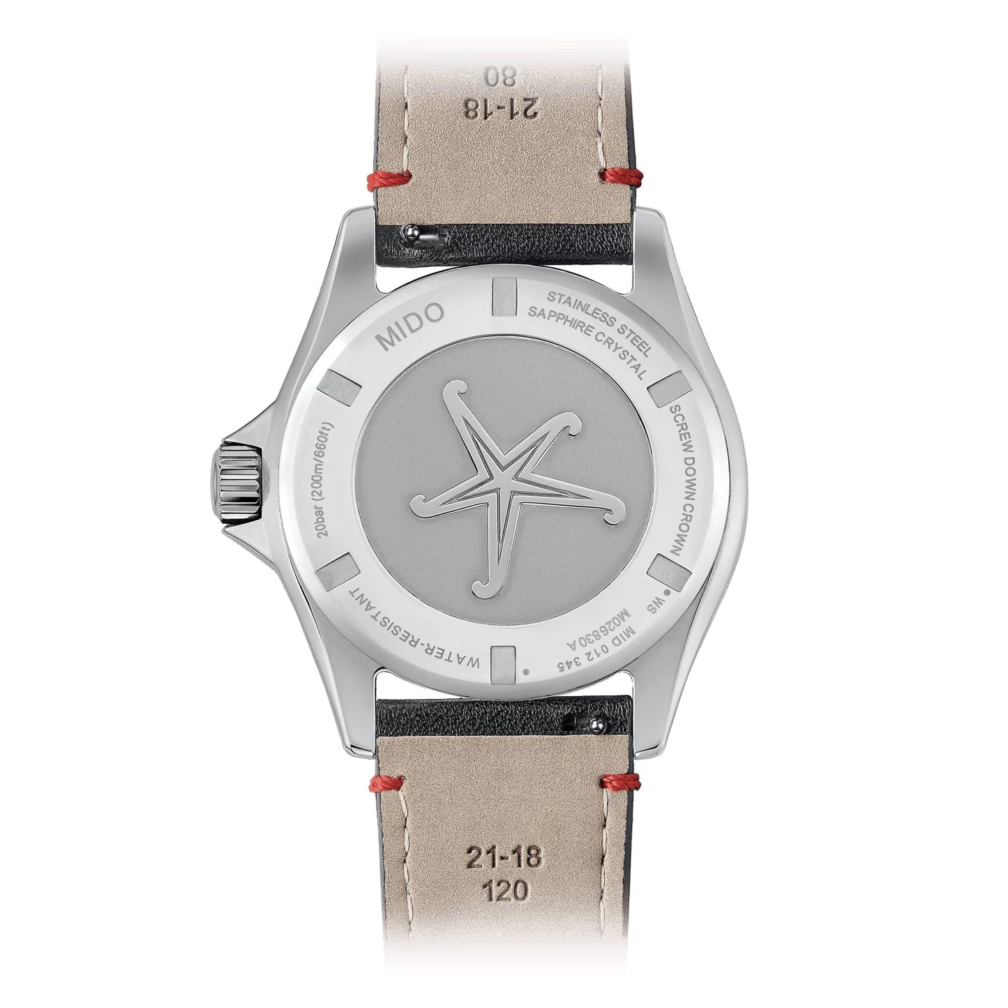 Mido orologio Ocean Star Worldtimer 40mm argento automatico acciaio M026.830.16.030.00