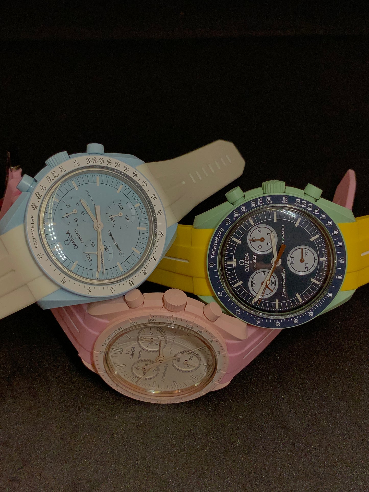 Cinturini silicone avvolgenti LUXY da 20mm (esempio per Omega x Swatch)