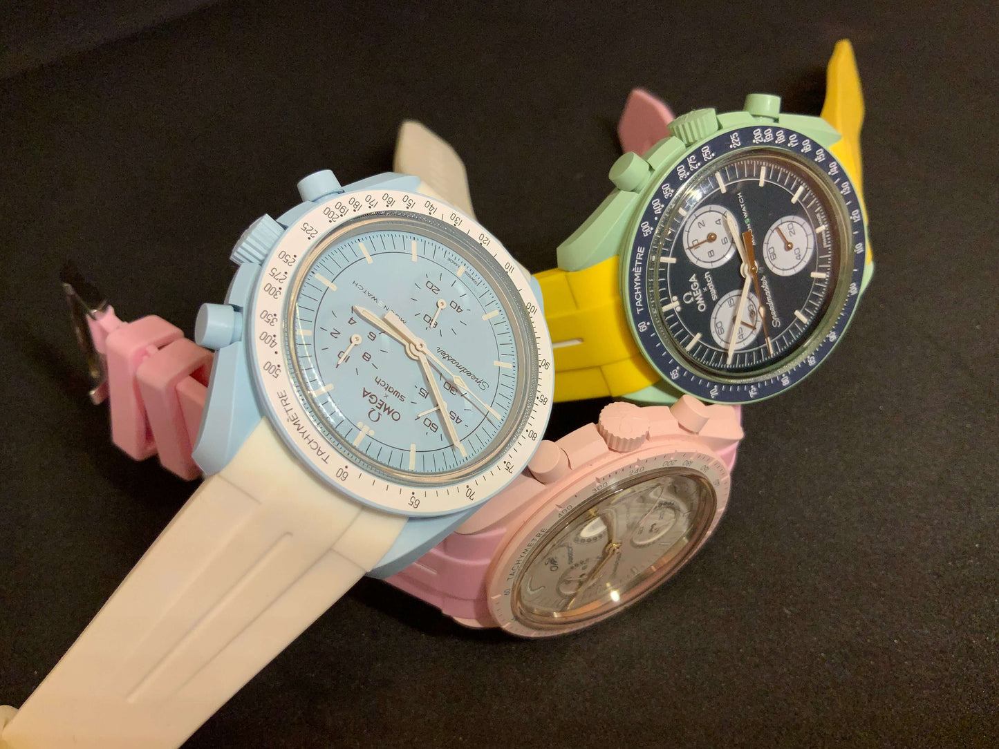 Cinturini silicone avvolgenti LUXY da 20mm (esempio per Omega x Swatch)
