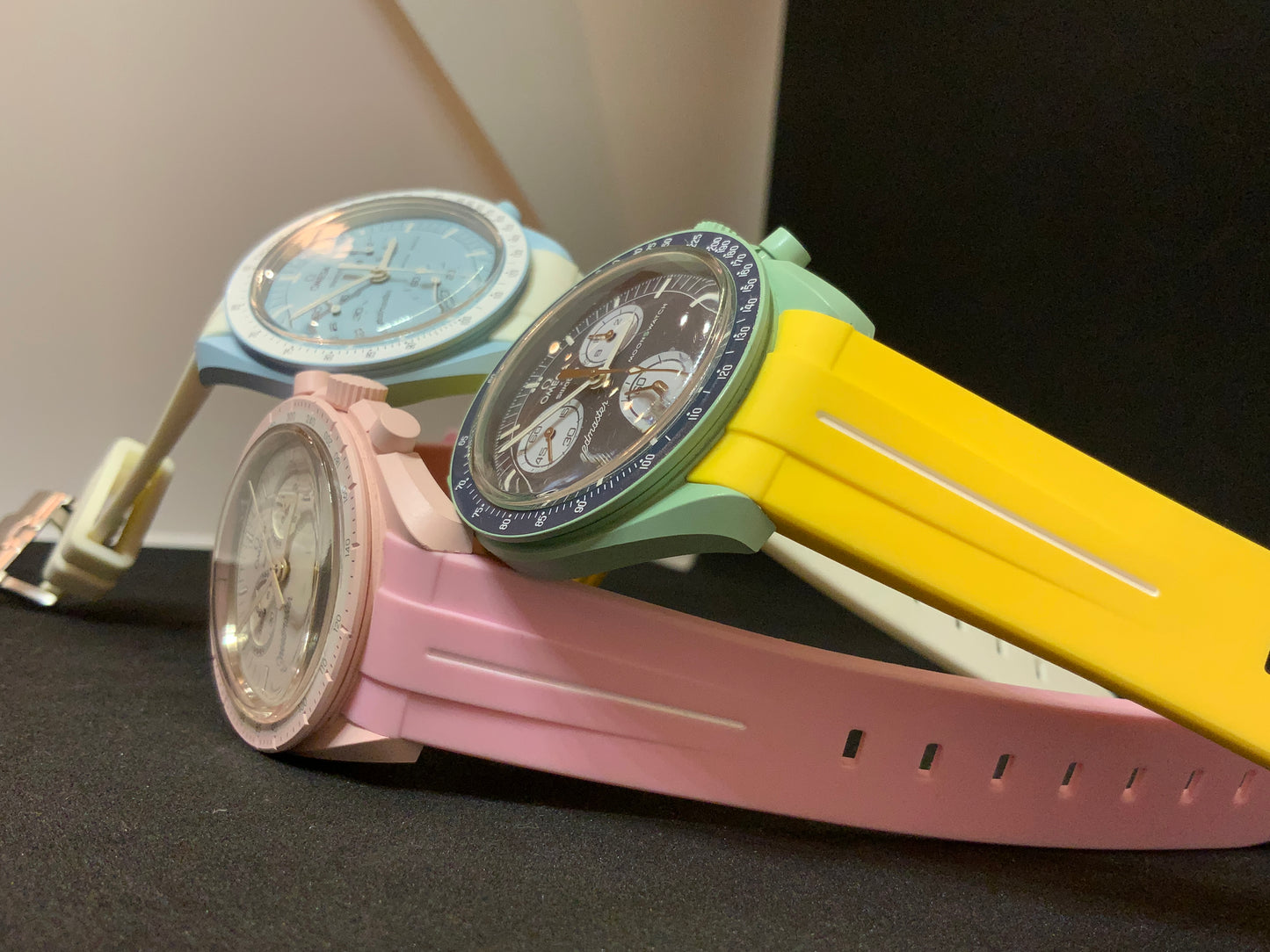 Cinturini silicone avvolgenti LUXY da 20mm (esempio per Omega x Swatch)