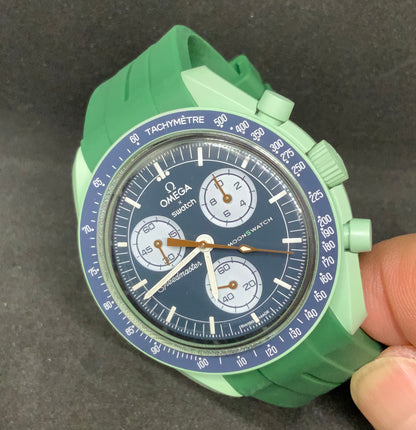 Cinturini silicone avvolgenti LUXY da 20mm (esempio per Omega x Swatch)