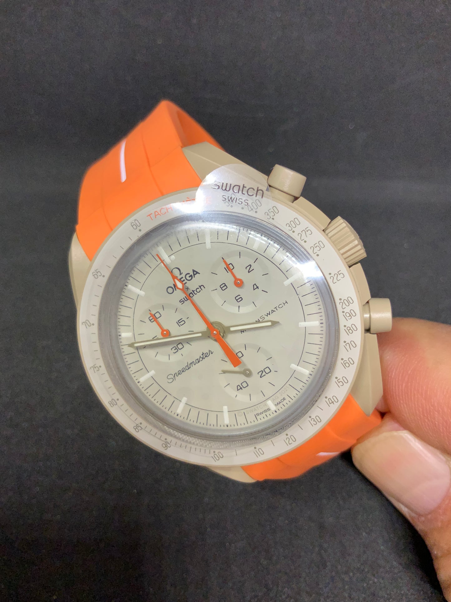 Cinturini silicone avvolgenti LUXY da 20mm (esempio per Omega x Swatch)