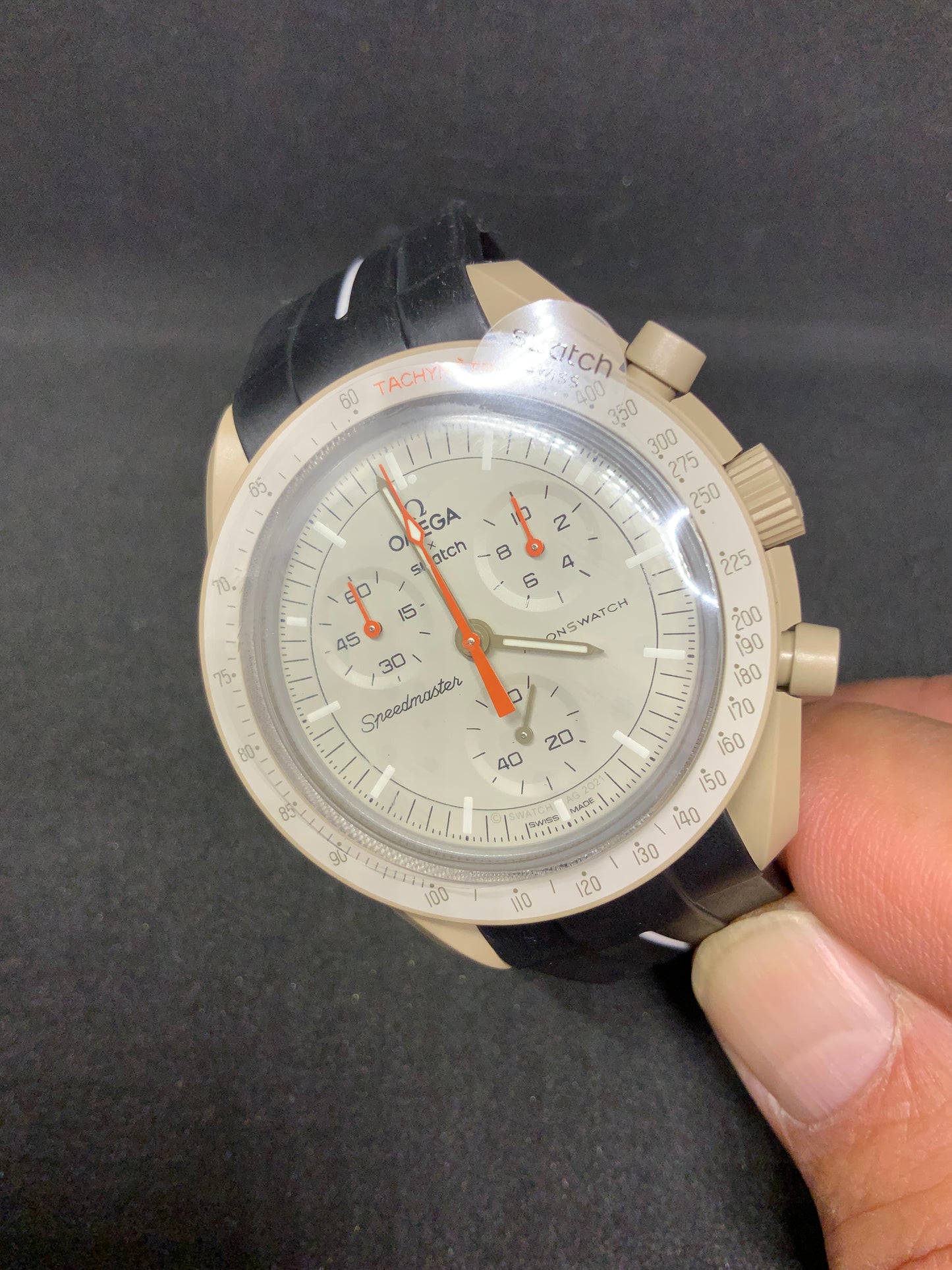 Cinturini silicone avvolgenti LUXY da 20mm (esempio per Omega x Swatch)