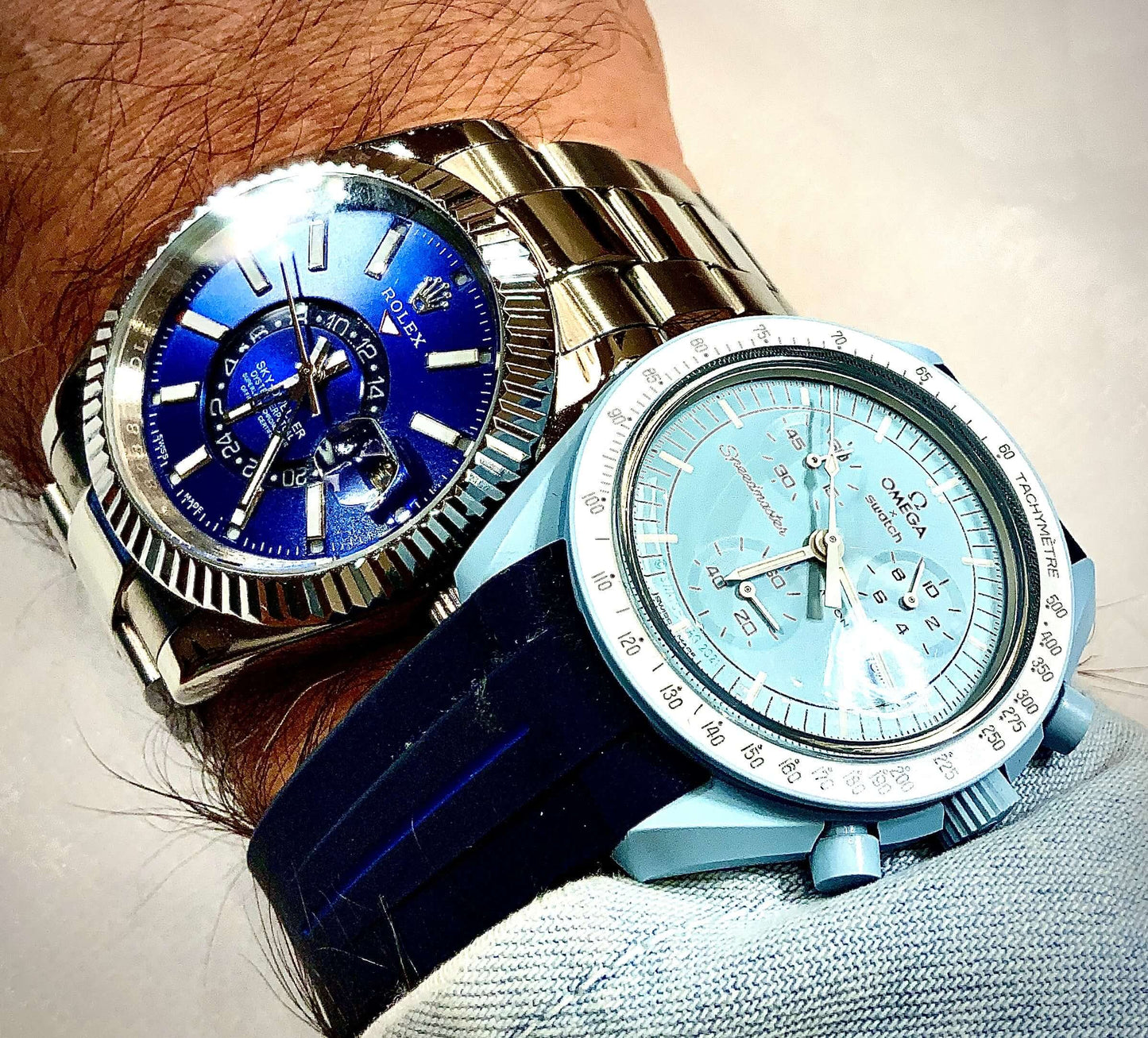Cinturini silicone avvolgenti LUXY da 20mm (esempio per Omega x Swatch)