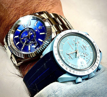Cinturini silicone avvolgenti LUXY da 20mm (esempio per Omega x Swatch)