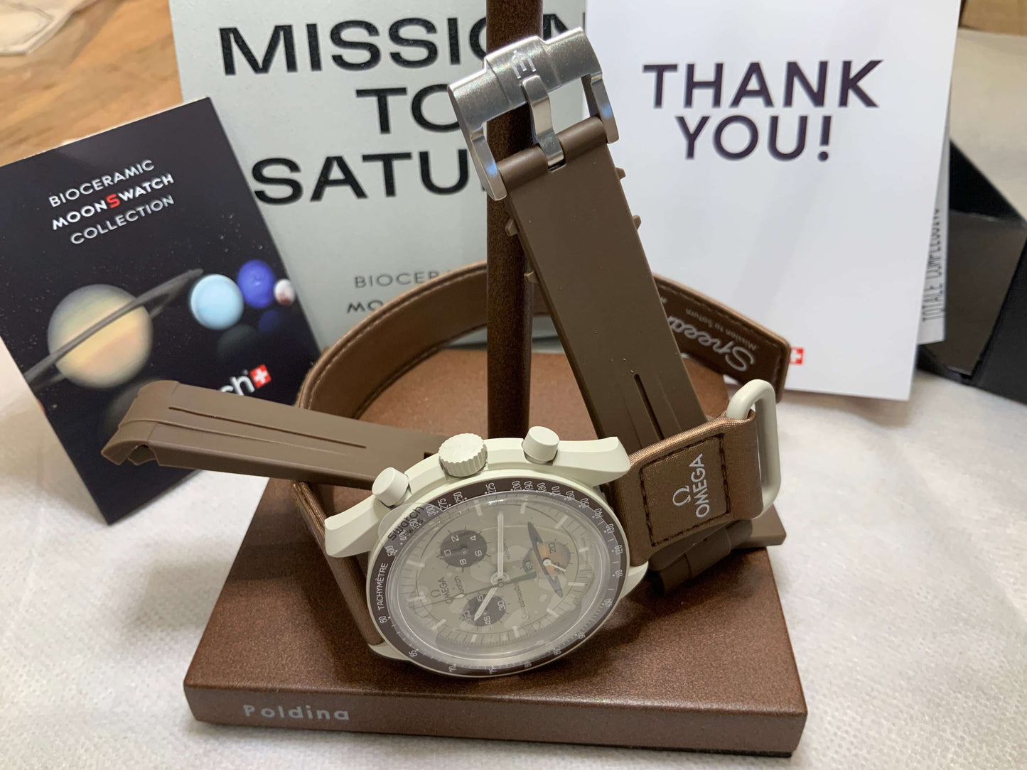 Cinturini silicone avvolgenti LUXY da 20mm (esempio per Omega x Swatch)