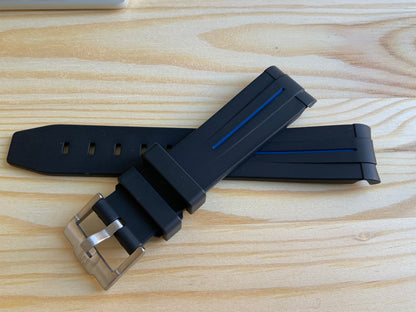Cinturini silicone avvolgenti LUXY da 20mm (esempio per Omega x Swatch)