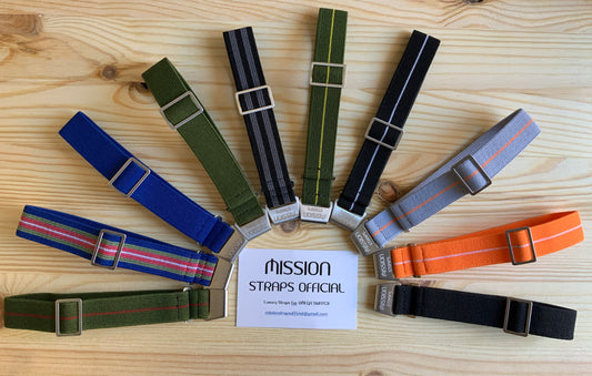 "ELASTYC" straps that are practical and comfortable to wear. They fit perfectly - 20mm lugs